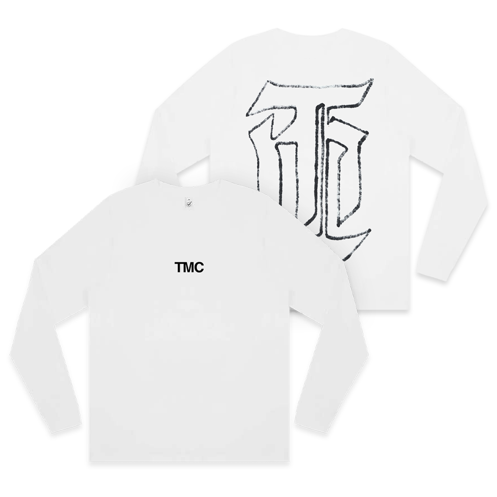 TMC LOGO LONGSLEEVE (WHITE)