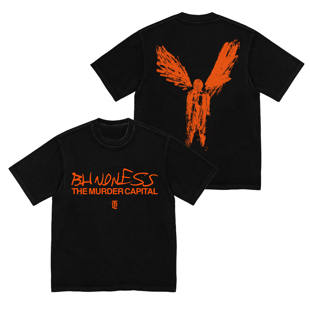 Blindness Orange Print Tee