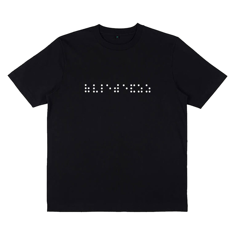 TMC BRAILLE TSHIRT (BLACK)