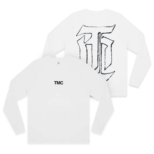 TMC LOGO LONGSLEEVE (WHITE)