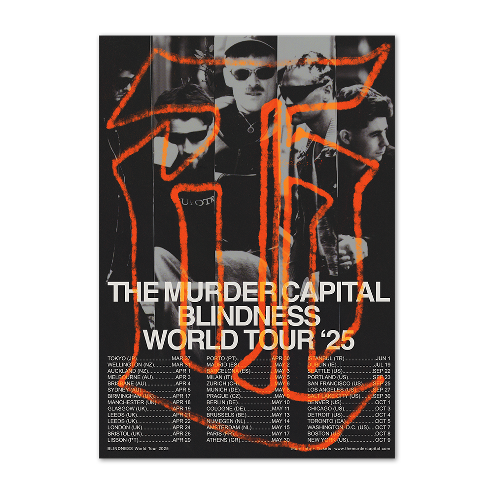 TMC SPRING 2025 TOUR POSTER – The Murder Capital